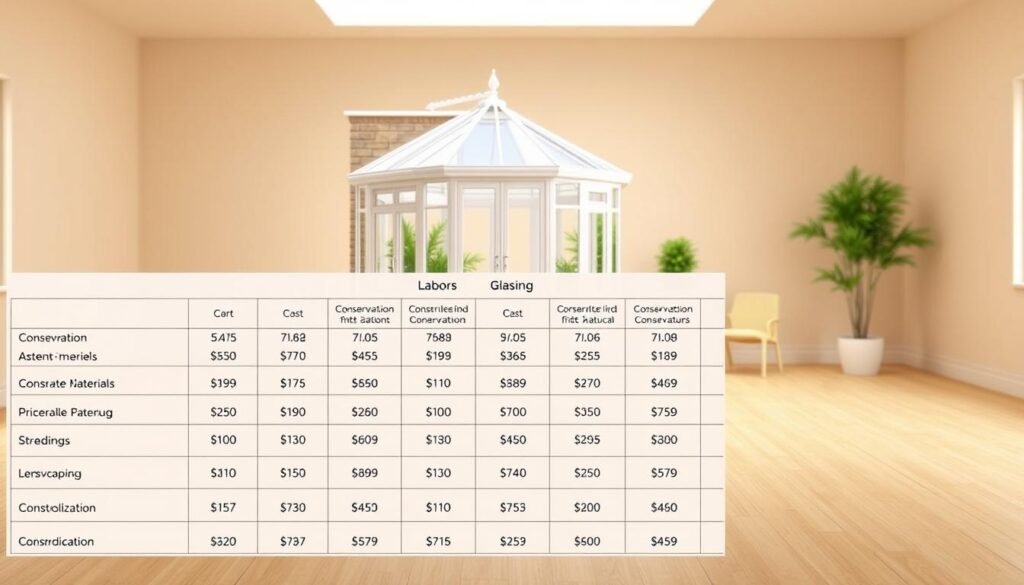 conservatory cost breakdown
