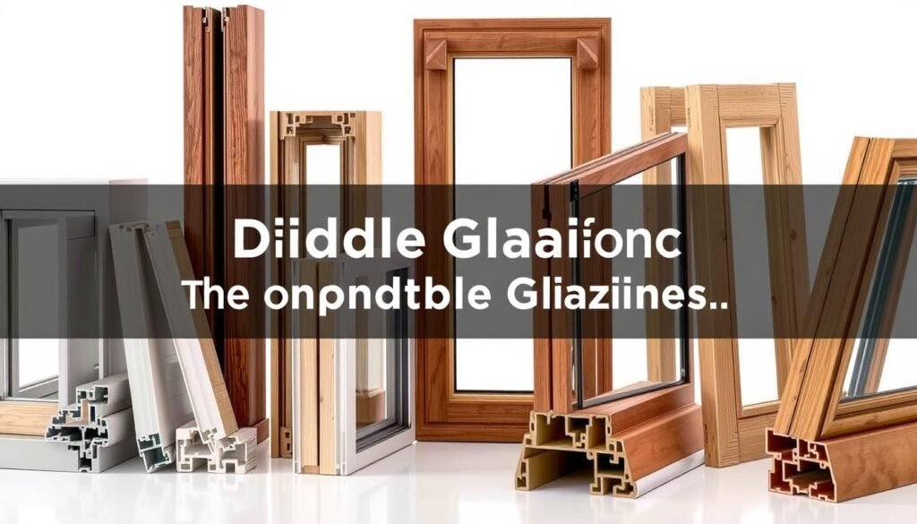 double glazing frame materials